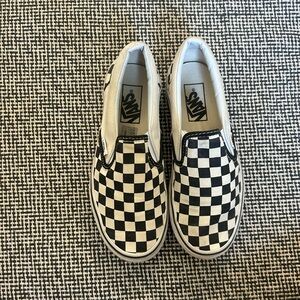 Checkered Slip on Vans